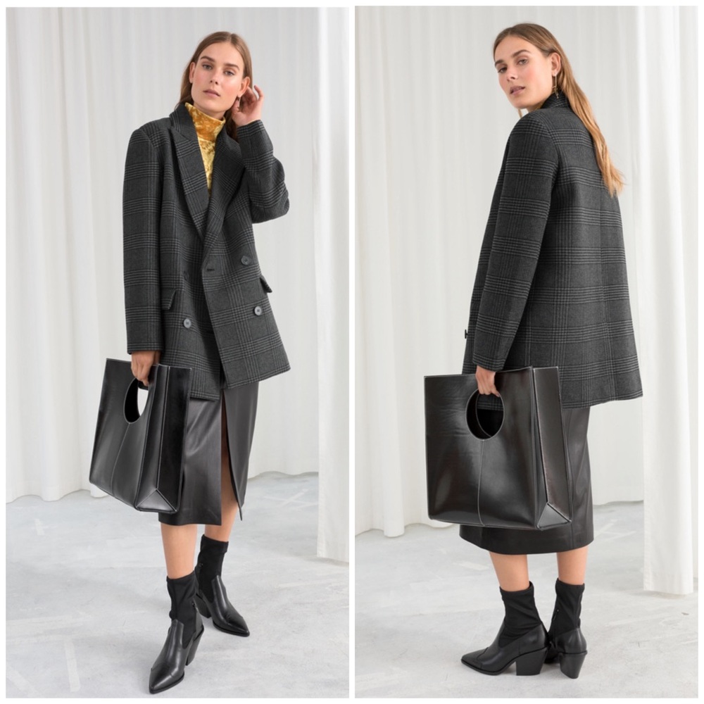 & Other Stories Oversized Doubled Breasted Blazer